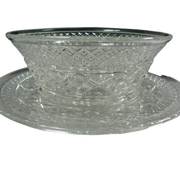 Bread Plate and Bowl Glass 2 Piece Set - Picture 3 of 12